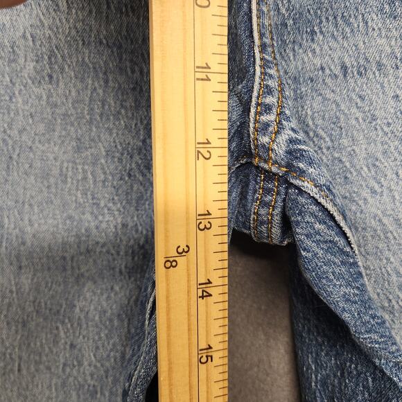 Universal Thread Jeans Womens 14 Short Blue Vintage Straight Denim Stretch NEW - Picture 9 of 16